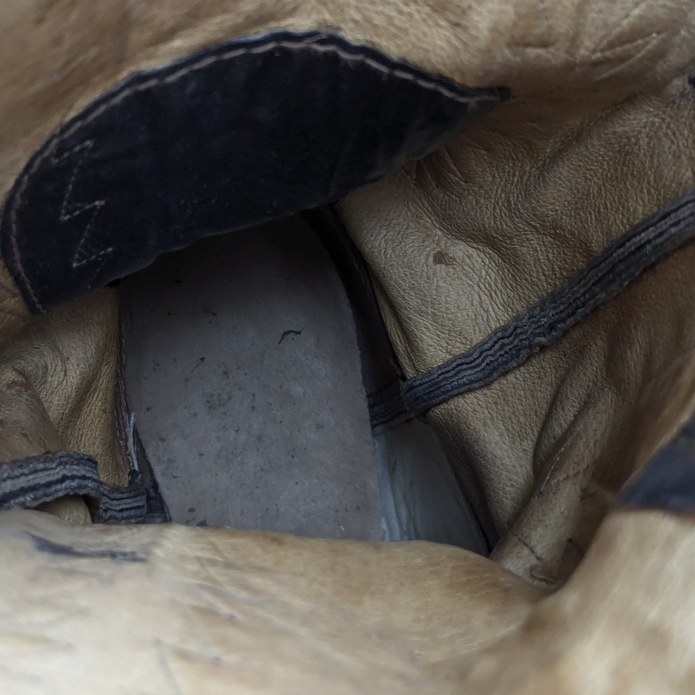 Tony Lama Cowboy Boots Red Black Lizard Leather Men 8.5 D - Picture 4 of 15